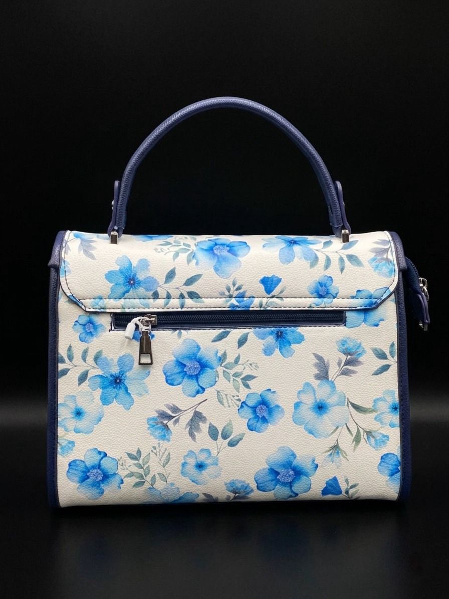 Azure Blossom Satchel