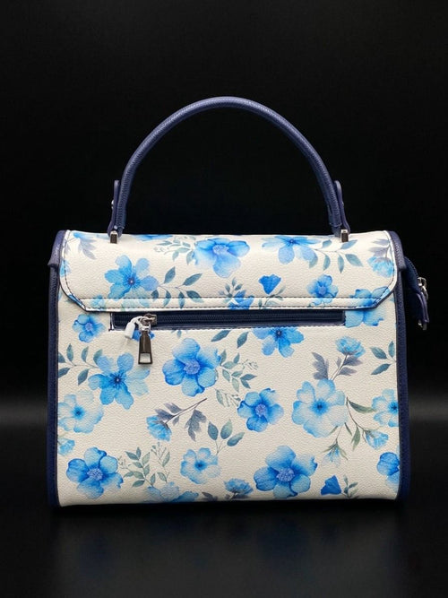 Azure Blossom Satchel